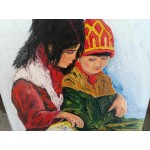 Малка картина масло на платно Испания - 3811 - КК5
